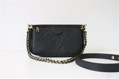 black lv multi pochette|authentic louis vuitton multi pochette.